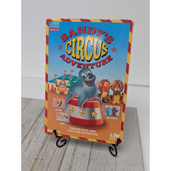 Sandy's Circus Adventure Interactive Compact Disc Phillips CD-i - Picture 1 of 8